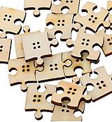 G104 Gombík drevený puzzle 