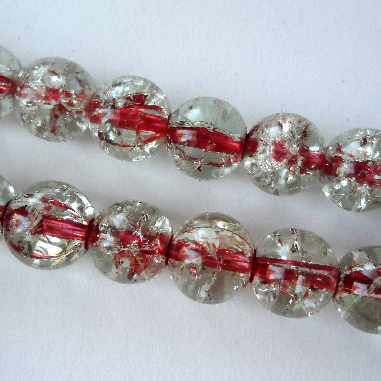 Sklenené KRAKL s prieťahom-10mm-1ks (bordó)