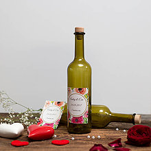 Nádoby - Fľaša na svadobné víno_09 - 8426176_