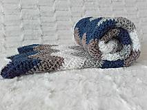 Detský textil - Háčkovaná deka pre fešáka :) - 8434055_
