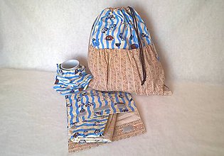 Detský textil - Súprava do školy, škôlky - 8443823_