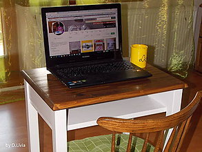 Nábytok - Pracovný stolík pod notebook  - 8456660_