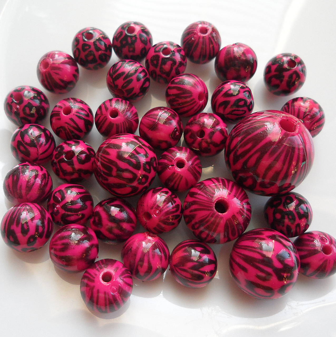 MIX plast (tm.ružová-34ks)