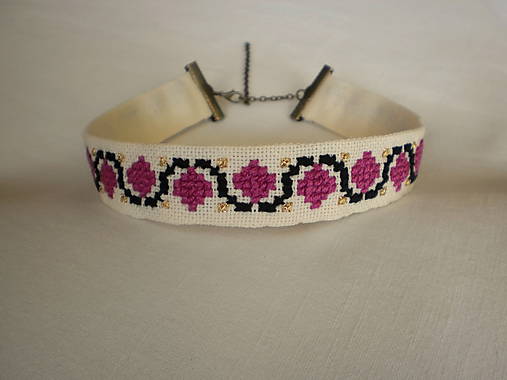  - Choker vyšívaný - 8461744_
