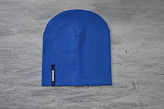 Detské čiapky - Čiapka Elastic modrá/Paríž s menom - 8461793_