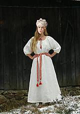 Šaty - Ľanové šaty Blahomila - 8469661_