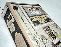 Papiernictvo - Dovolenkový steampunk fotoalbum pre cestovateľov - veľký, luxusný - 8467954_