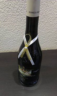 Svadobné pierka - Stužky na svadobné fľaše - 8467623_