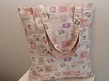 Nákupné tašky - ..ružové známky.. - 8471139_