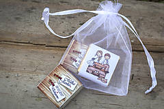 Darčeky pre svadobčanov - Čokoládky Na spoločnej ceste - 8475448_
