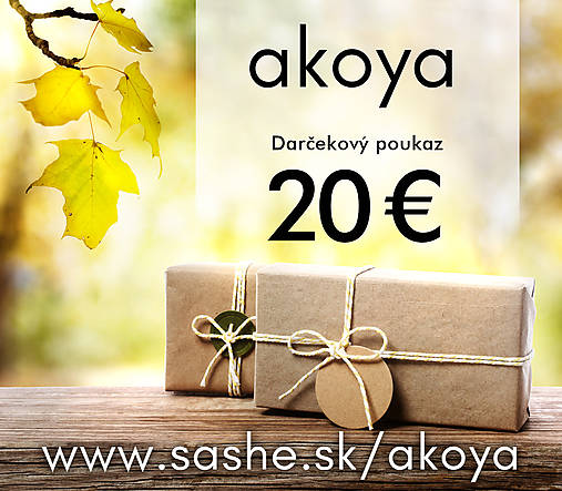 Darčekové poukážky - Darčekový poukaz 20 Eur - 8475482_