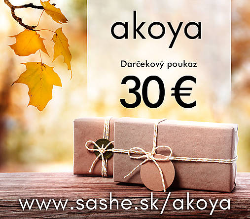 Darčekové poukážky - Darčekový poukaz 30 Eur - 8475540_