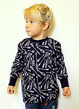 Detské oblečenie - Tričko "rastúce" jednoduché - veľ. 75-92cm (9 - 24m) - MERINOVLNA - 36farieb - 8479005_
