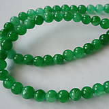 Minerály - Jadeit 4mm-priehľ-1ks - 8484533_