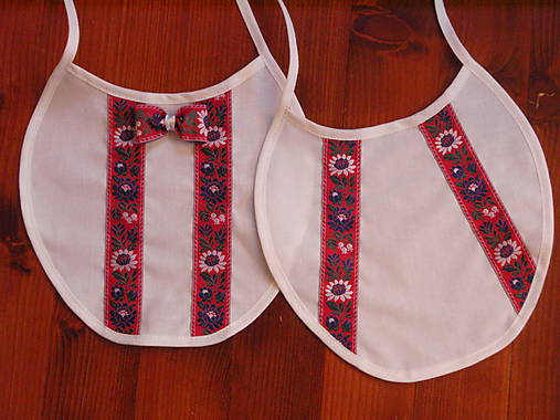 Iné doplnky - Č. 10 Folklorne podbradníky s folk stuhou 3,5cm - 8484545_
