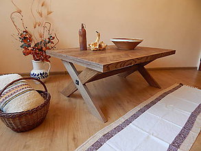 Nábytok - "Vidiecky" konferenčný stolík (Farm coffee table) - 8484838_