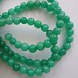 Minerály - Jadeit 4mm-priehľ-1ks - 8492599_