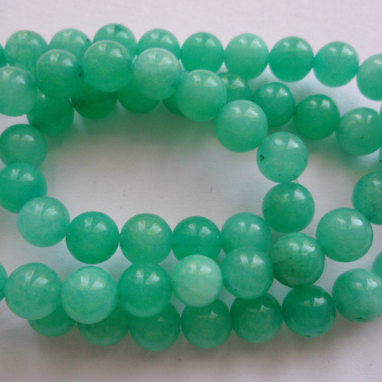 Jadeit 6mm-priehľadný-1ks (mint)