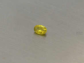 Minerály - ZAFÍR prírodný žltý ovál 6 x 4 x 2,5 mm NAHRIEVANÝ - 8492994_