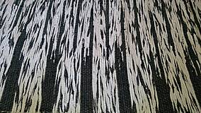 Úžitkový textil - Koberec Čierno-biely 160x74cm - 8494940_