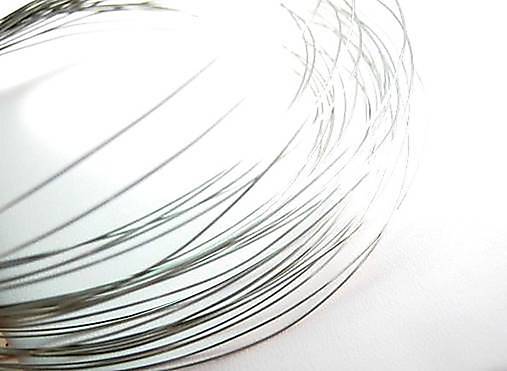 Suroviny - Drôt 0,4 mm /M9404/ - lesklý, mäkký - chirurg. oceľ 316L - 8501269_