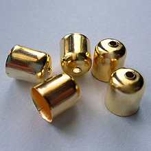 Komponenty - Koncovka 8x7mm-zlatá-1ks - 8503273_