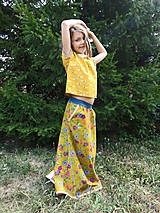 Detské oblečenie - menčestrová sukňa dlhá "Jesenná" - 8506994_