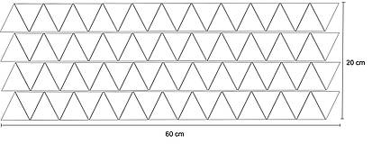 Dekorácie - Nálepky na stenu - Trojuholníky 5 x 5 cm - 88 ks - 8507572_