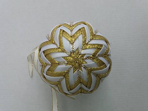 Dekorácie - Vianočná guľa - 7,5 cm - 8514641_