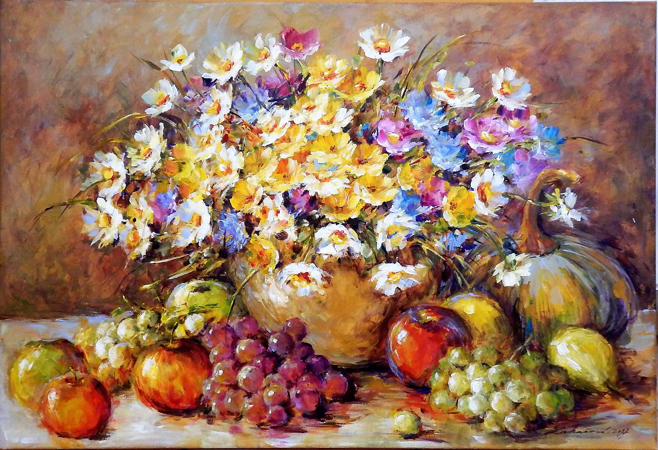 Jesenné zátišie s ovocím