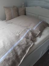 Úžitkový textil - Ľanové posteľné obliečky Mediteran Style - 8523689_