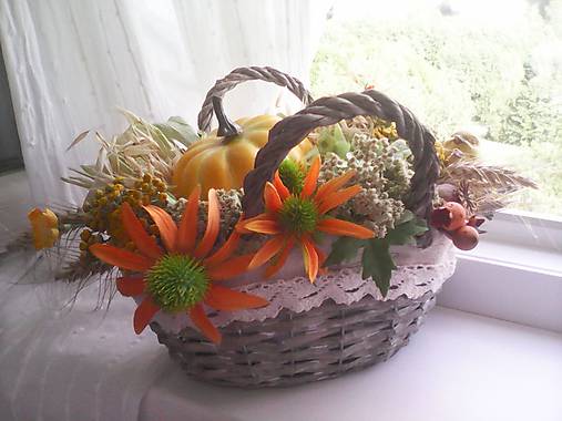 Dekorácie - Dekorácia "...slnko v košíku..." - 8526933_