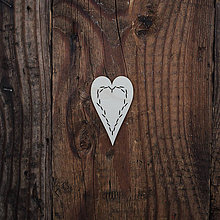 Dekorácie - Drevené srdce - levanduľa 2 - 8527394_