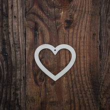 Dekorácie - Drevené srdce 1 - 8527403_