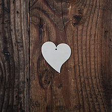 Dekorácie - Drevené srdce 2 - 8527407_
