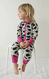 Detské oblečenie - Rastúci overal - merino vlna (veľ. 93-104cm (2-4roky) – 19 farieb) - 8530626_