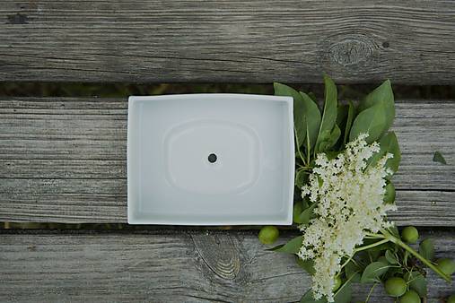 Nádoby - mydelnička porcelánová - 8536028_