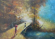 Obrazy - Cez most - 8533972_