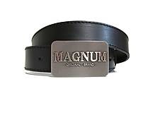 Pánske doplnky - Pánsky kožený opasok Magnum - 8547183_