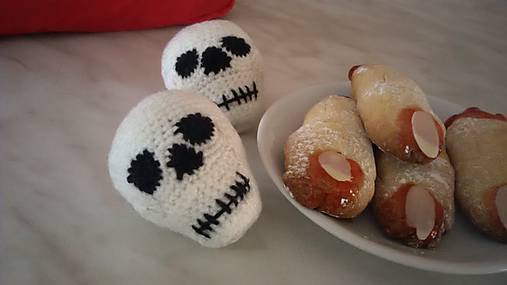 Dekorácie - Halloweenska lebka - 8557324_