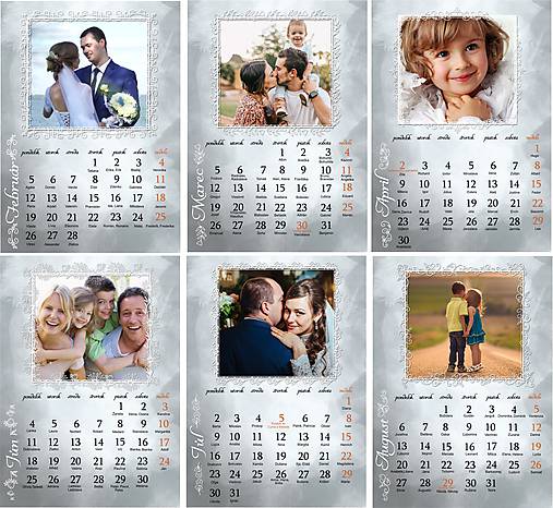  - rodinný kalendár  formát A3  - 8558685_