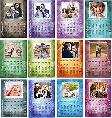 Papiernictvo - rodinný kalendár  formát A3 + 15ks magnetky - 8558706_