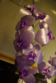 Dekorácie - fialova orchidea - 8567264_