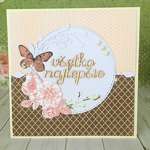 Papiernictvo - Pohľadnica 'Všetko najlepšie' - 8568585_