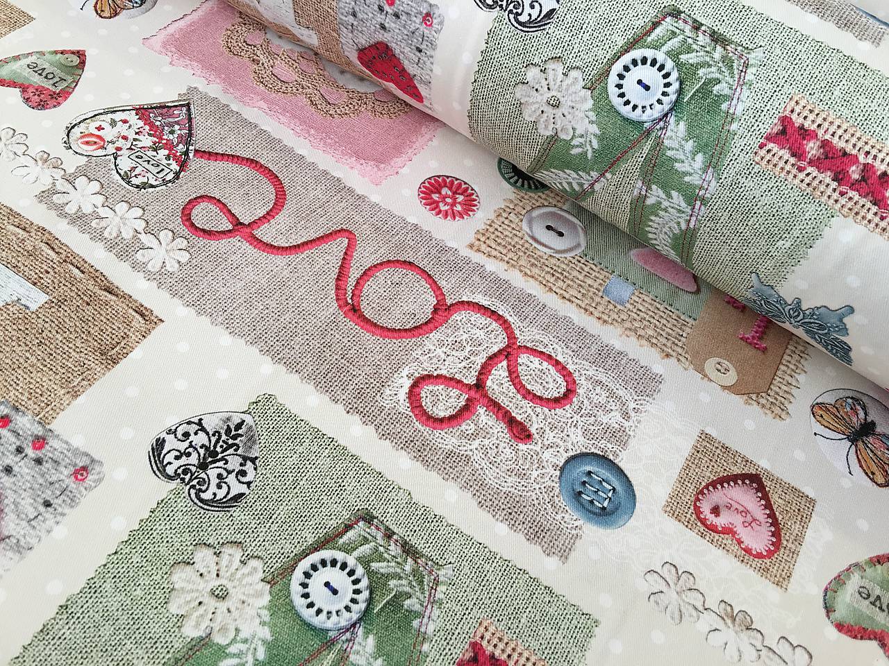 100% kvalitná bavlna dekor Francuzsko