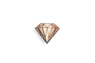 Pánske šperky - Ozdoba do chlopne Diamond Lapel - 8568902_