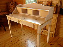 Nábytok - Štýlový písací stôl s nadstavbou - 8569166_
