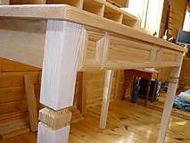 Nábytok - Štýlový písací stôl s nadstavbou - 8569180_