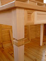 Nábytok - Štýlový písací stôl s nadstavbou - 8569209_