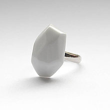 Prstene - Prsteň biely Krystalix / RING White - 8568942_